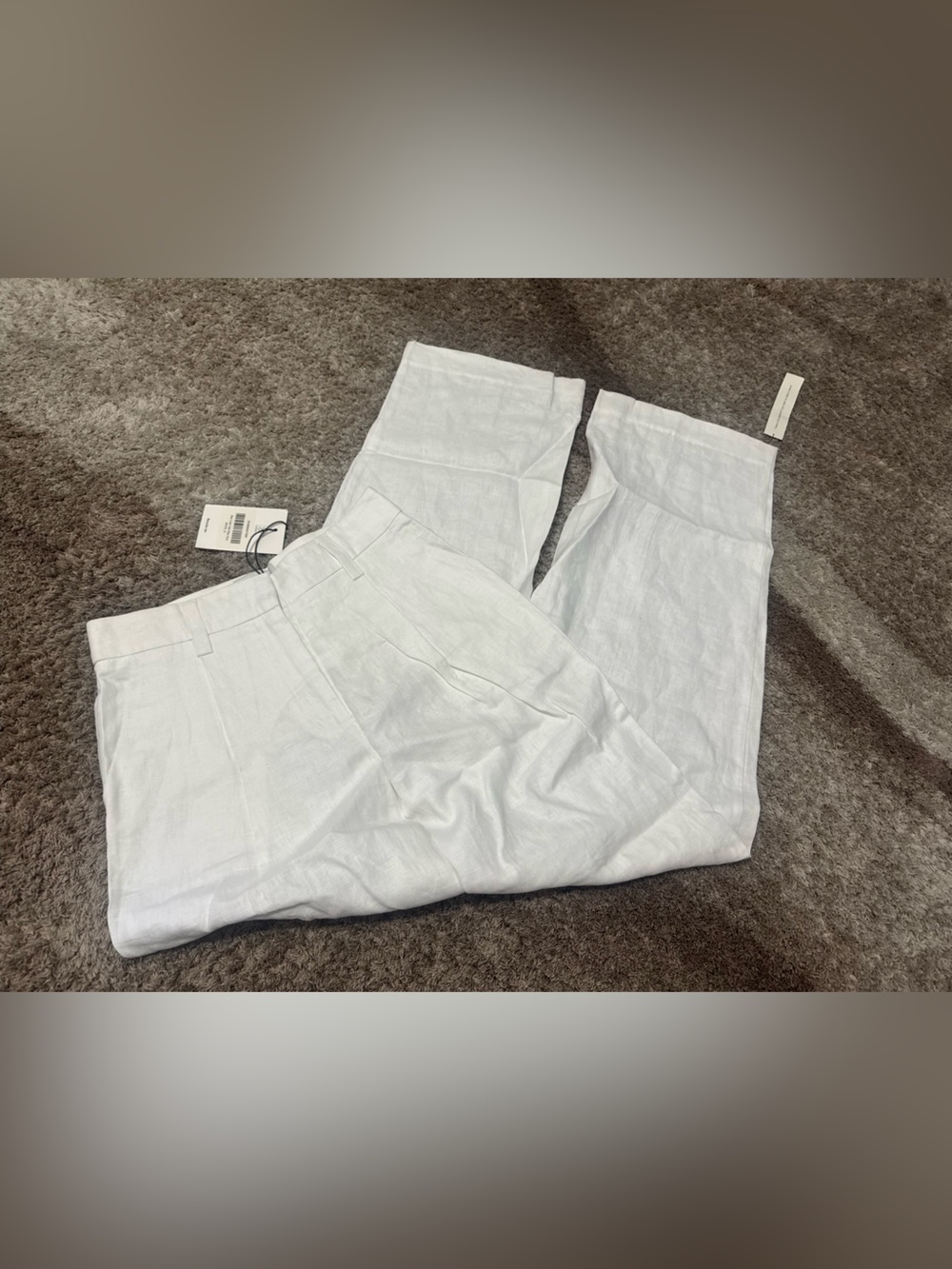Reformation Alex Mid Rise Linen Pants